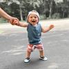 4th of July Toddler Boys Clothes Set Letter Print Tank Top Stars and Stripes Print Shorts Kids Boys Summer 2pcs (Blue-2,6-12 Months) view 2