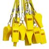 DYBADYSA 20 Pcs Yellow Plastic Loud Whistles with Lanyard for Referee Coaches Basketball Football Sports Training Game Event Lifeguard Survival Emergency Fun School Kids Tool Set Suppliers view 1