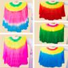 Pulcykp Long Veil Flowing Fan Veils Silky Performance Dance Fan for Dancer Chinese Yangko Short Fans Hand-Made Dyed view 2