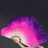 Pulcykp 1Pair Double-Side Bellydance Fan Veil Silky Chinese Folk Art Short Fans Stage Performance Props Fans view 4