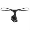 Alvivi Mens Wet Look Briefs Low Waist Bulge Pouch Thongs G-String Underwear Leather Swim Trunks Type B Small view 1