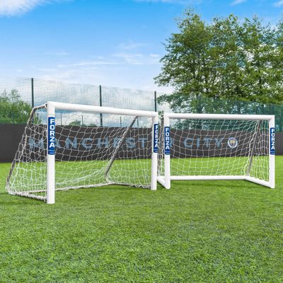 FORZA Alu80 Training Soccer Goals - Folding & Fixed Style Training Goals (Fixed, 1.5m x 1m)