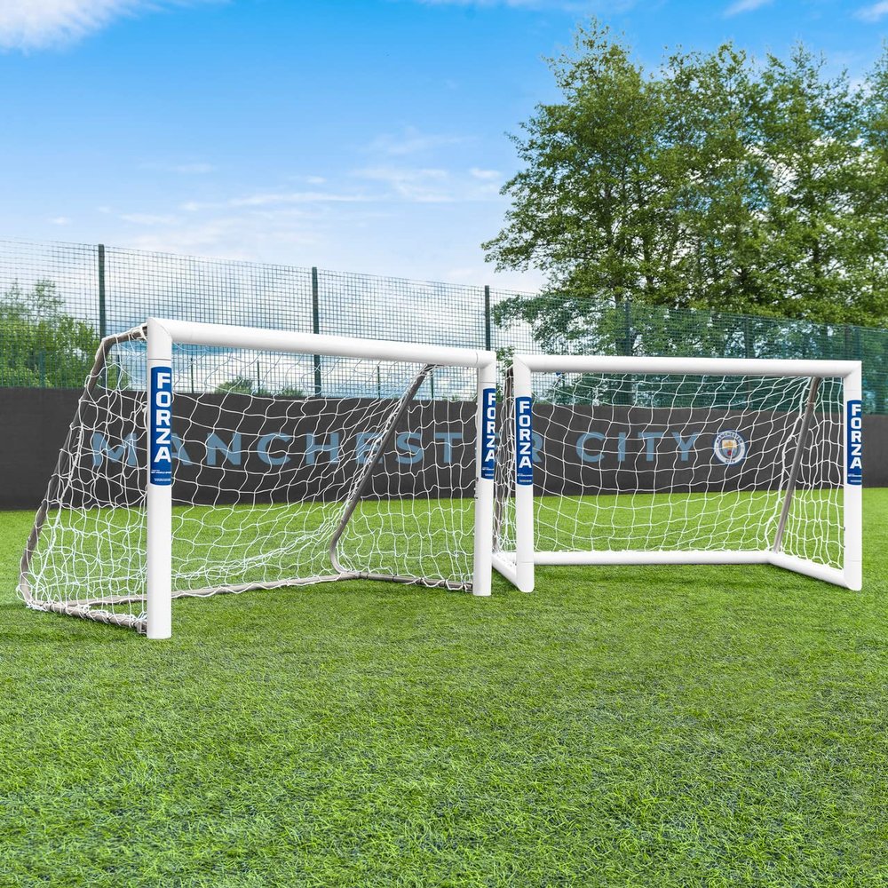 FORZA Alu80 Training Soccer Goals - Folding & Fixed Style Training Goals (Fixed, 1.5m x 1m)