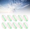 Alomejor 10PC Spring Coil Inline Method Feeder Coil Inline Metal Bait Feeder Fishing Tackle (S) view 4