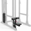 Squat Rack Mounted High Pull Down Flying Bird Leg Stop One Piece Seated Bench Independent Removable Adjustable Squat Rack Accessories view 2