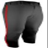 Epic Girl's Tournament Low-Rise, Belt Loop, Braid Softball Pants (W/Piping) Black/Red L view 1