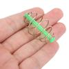 Alomejor 10PC Spring Coil Inline Method Feeder Coil Inline Metal Bait Feeder Fishing Tackle (M) view 4
