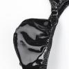 Alvivi Mens Wet Look Briefs Low Waist Bulge Pouch Thongs G-String Underwear Leather Swim Trunks Type B Medium view 2