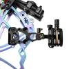 SOOHUPET 5-Pin Archery Bow Sight, Outdoor Archery Equipment, Tool-Less Micro-Click Adjustments Use with Left and Right-Hand Bows view 2
