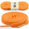 YFINE Flat Shoe Laces for Sneakers: 2 Pairs 63 Inch Orange 9 MM Wide Thick Athletic Shoelaces view 2