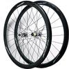 ZECHAO 700c Front Rear Wheel Double Wall Road Racing Bike 40mm Deep Wheelset Disc Brake C/V Brake 7/8/9/10/11/12 Speed Freewheel Wheelset view 1