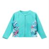 Kaerm Girls UPF 50+ Zipper Swmwear Quick Dry Swimsuit Top Water Sports Rash Guard Shirt Mint Green 16 Years view 3