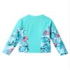 YONGHS Girls Athletic Surfing Blouse Long Sleeve Swimsuit Top Sun Protection Rash Guard Shirt Mint Green 6 Years view 4