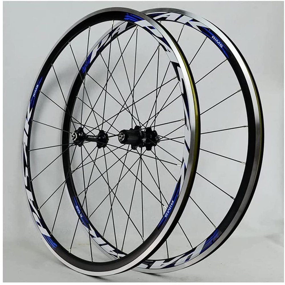 ZECHAO Ultralight Double Walled Road Bike Wheels,700C Wheelset Aluminum Alloy Fast Release V/C Brake for 7-11 Speed Wheelset