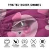 Aflyko Novelty Boxer Shorts Pink Cartoon Pig Heart Relaxed Fit Boxers Buttoned Fly Men's Underwear, XL view 3