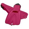 SCUBAPRO GO Travel Scuba Fin for Snorkeling, Scuba Diving and Swimming, Pink Scuba Fin with Black Bungee Open Heel Strap, 2X-Small view 3