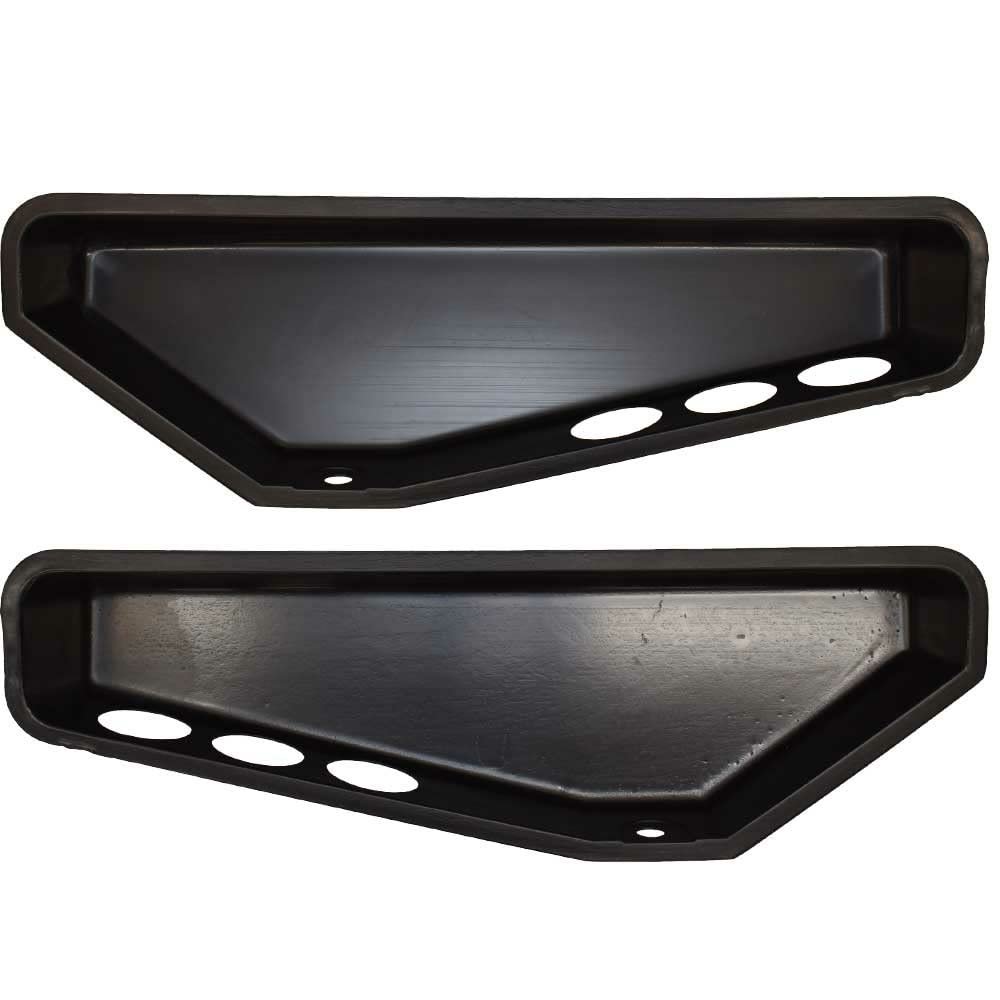 Aviara Boat Collector Boxes | AV40 38 1/2 Inch Black (Set of 2)