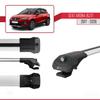 apline Compatible with Seat Arona (KJ7) 2017-2026 ACE-1 Car Roof Rack Cross Bar Grey Aluminium 2 Bars view 3