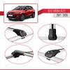 apline Compatible with Seat Arona (KJ7) 2017-2026 ACE-1 Car Roof Rack Cross Bar Grey Aluminium 2 Bars view 4