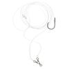 5 Pack Striped Bass Rigs 3-Way 6/0 Circle Hook - Uncle Mo's Saltwater Beach Fishing Tackle, Robust 60lb 3way Swivel, 4ft 60lb Monofilament Leader for Enhanced Bait Presentation view 2