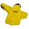 SCUBAPRO GO Travel Scuba Fin for Snorkeling, Scuba Diving and Swimming, Yellow Scuba Fin with Black Bungee Open Heel Strap, Medium/Large view 3