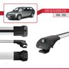 Compatible with A6 (C5) Allroad 1999-2005 ACE-1 Car Roof Rack Cross Bar Grey Aluminium 2 Bars view 3