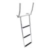 White Water Marine - 3-Step Telescoping Over Platform Ladder with Fold-Out Grab Rails | 316 Stainless Steel | Boat, Yacht, RV, Dock, Boarding, Camping | B00301RFG view 1