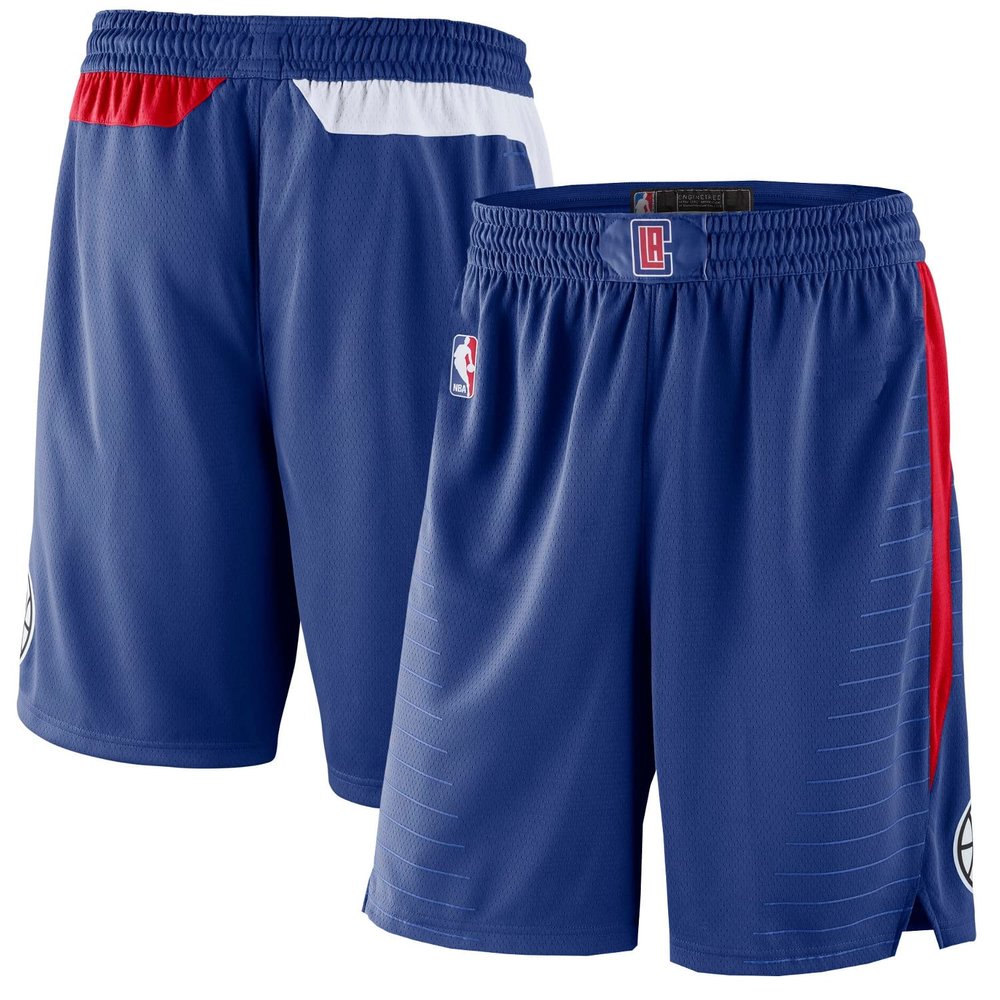 Los Angeles Clippers NBA Kids Youth 8-20 Blue Icon Edition Official On-Court Swingman Performance Shorts (Size 10-12)