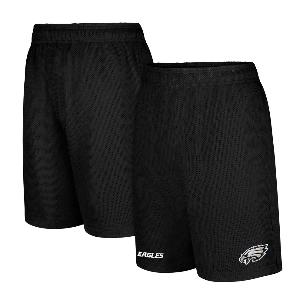 Ultra Game NFL Official Mens Super Soft Soft Mesh Active Training Shorts - Unisex, Philadelphia Eagles, Team Color, Large