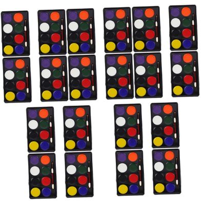 ABOOFAN 20pcs Multi-Function Face Paint for Halloween Sports Body Paint National Flag Colors Easy to Apply Remove for Parties Festivals and Cheer Events