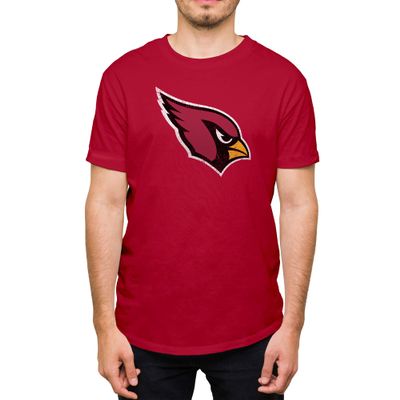 Hybrid Sports NFL - Arizona Cardinals - Distressed Team Logo - Men's and Women's Short Sleeve T-Shirt - Size Small Arizona Cardinals - Cardinal Red