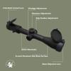 Armstrong Precision Rimfire: 4-16X44 Scope for .22LR. Side Focus for Appleseed Target Plinking Hunting and Competition Shooting Sports. view 3