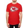 Hybrid Sports NFL - Kansas City Chiefs - Distressed Team Logo - Men's and Women's Short Sleeve T-Shirt - Size X-Large Kansas City Chiefs - Red view 1