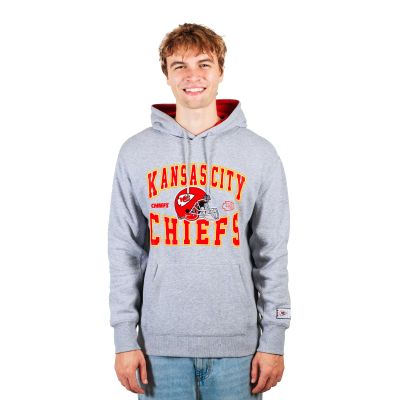 Ultra Game NFL Official Adults Ultimate Quality Super Soft Hoodie Sweatshirt - Unisex, Kansas City Chiefs, Heather Gray, Large