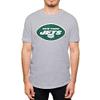 Hybrid Sports NFL - New York Jets - Distressed Team Logo - Men's and Women's Short Sleeve T-Shirt - Size Large - New York Jets - Athletic Heather view 1