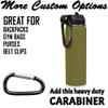 LaserGram Personalized Water Bottle, Tyrannosaurus Rex Dinosaur, Stainless Steel Double Wall Vacuum Insulated with Flip Top Straw, Custom Engraved Gift (20oz / 590ml Camo Green) view 4