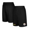 Ultra Game NFL Official Mens Super Soft Soft Mesh Active Training Shorts - Unisex, Pittsburgh Steelers, Team Color, Medium view 1