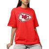 Hybrid Sports NFL - Kansas City Chiefs - Distressed Team Logo - Men's and Women's Short Sleeve T-Shirt - Size Small Kansas City Chiefs - Red view 2
