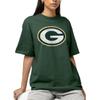 Hybrid Sports NFL - Green Bay Packers - Distressed Team Logo - Men's and Women's Short Sleeve T-Shirt - Size 3 X-Large - Green Bay Packers - Forest Green view 2