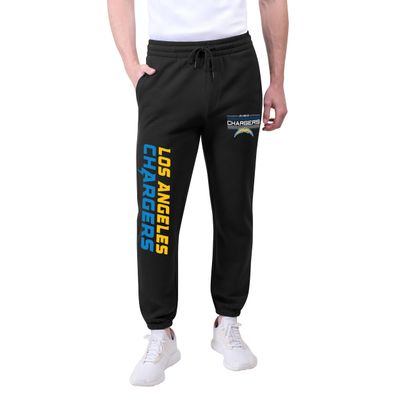 Ultra Game NFL Official Adults Super Soft Game Day Jogger Sweatpants - Unisex, Los Angeles Chargers, Black, Small
