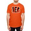 Hybrid Sports NFL - Cincinnati Bengals - Distressed Team Logo - Men's and Women's Short Sleeve T-Shirt - Size 2 X-Large Cincinnati Bengals - Orange view 1