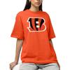Hybrid Sports NFL - Cincinnati Bengals - Distressed Team Logo - Men's and Women's Short Sleeve T-Shirt - Size 2 X-Large Cincinnati Bengals - Orange view 2