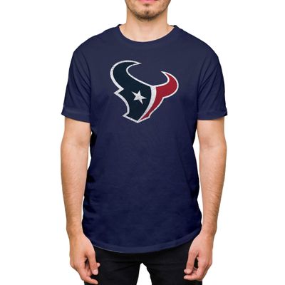 Hybrid Sports NFL - Houston Texans - Distressed Team Logo - Men's and Women's Short Sleeve T-Shirt - Size 2 X-Large Houston Texans - Navy