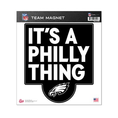 Rico Industries NFL Football Philadelphia Eagles It's A Philly Thing Slogan 8" Round Magnet