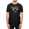Hybrid Sports NFL - Jacksonville Jaguars - Distressed Team Logo - Men's and Women's Short Sleeve T-Shirt - Size 3 X-Large Jacksonville Jaguars - Black view 1