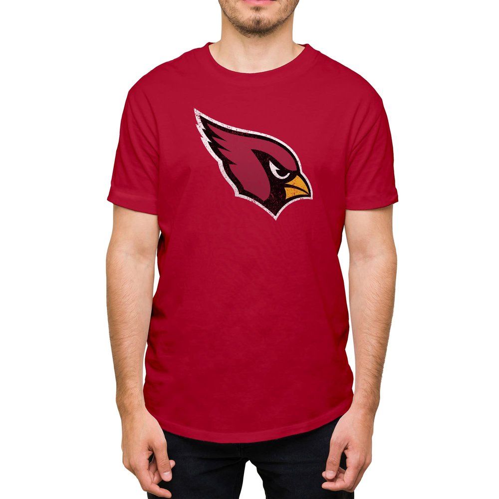 Hybrid Sports NFL - Arizona Cardinals - Distressed Team Logo - Men's and Women's Short Sleeve T-Shirt - Size X-Large Arizona Cardinals - Cardinal Red