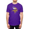 Hybrid Sports NFL - Minnesota Vikings - Distressed Team Logo - Men's and Women's Short Sleeve T-Shirt - Size 2 X-Large Minnesota Vikings - Purple view 1