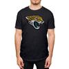 Hybrid Sports NFL - Jacksonville Jaguars - Distressed Team Logo - Men's and Women's Short Sleeve T-Shirt - Size X-Large Jacksonville Jaguars - Black view 1