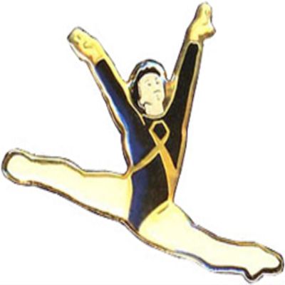 Snowflake Designs Mood Leap Gymnastics Pin - #1560