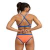 ARENA Performance Icons Solid Women's Two-Piece Swimsuit Cross Back MaxLife Bikini Training Suit, Nespola/Royal, US Size 22 view 2